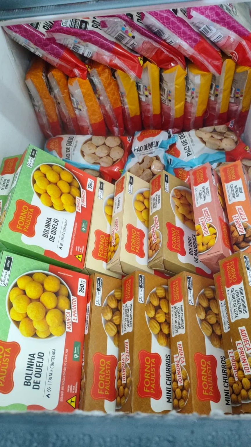 Congelados e alimentos práticos